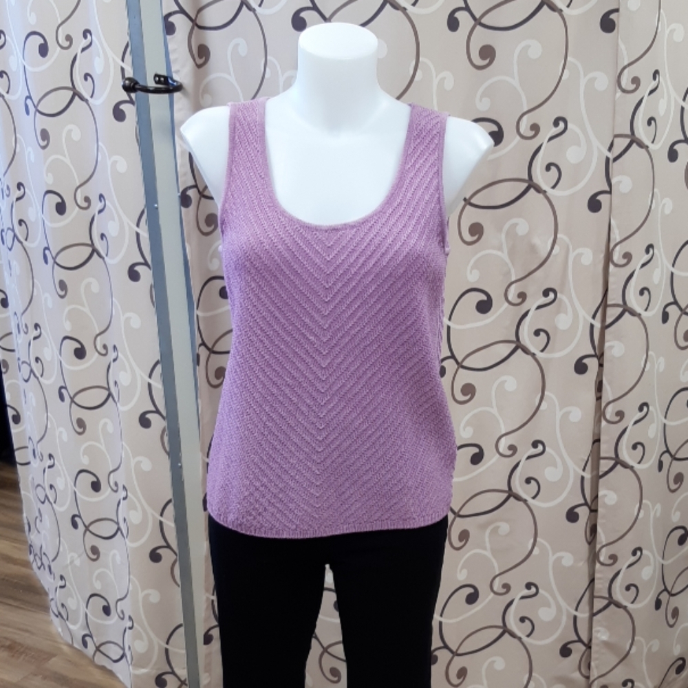 St. John by Marie Gray Sweater Tank Size SM